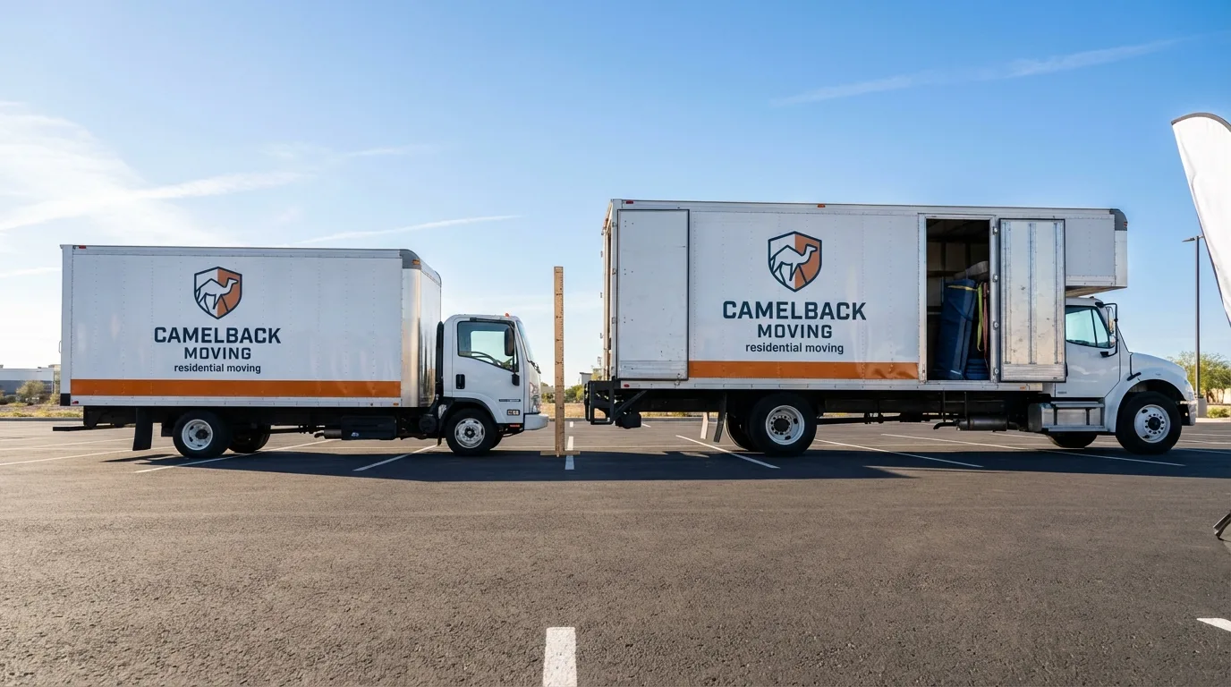 Moving truck size capacity guide in Tujunga